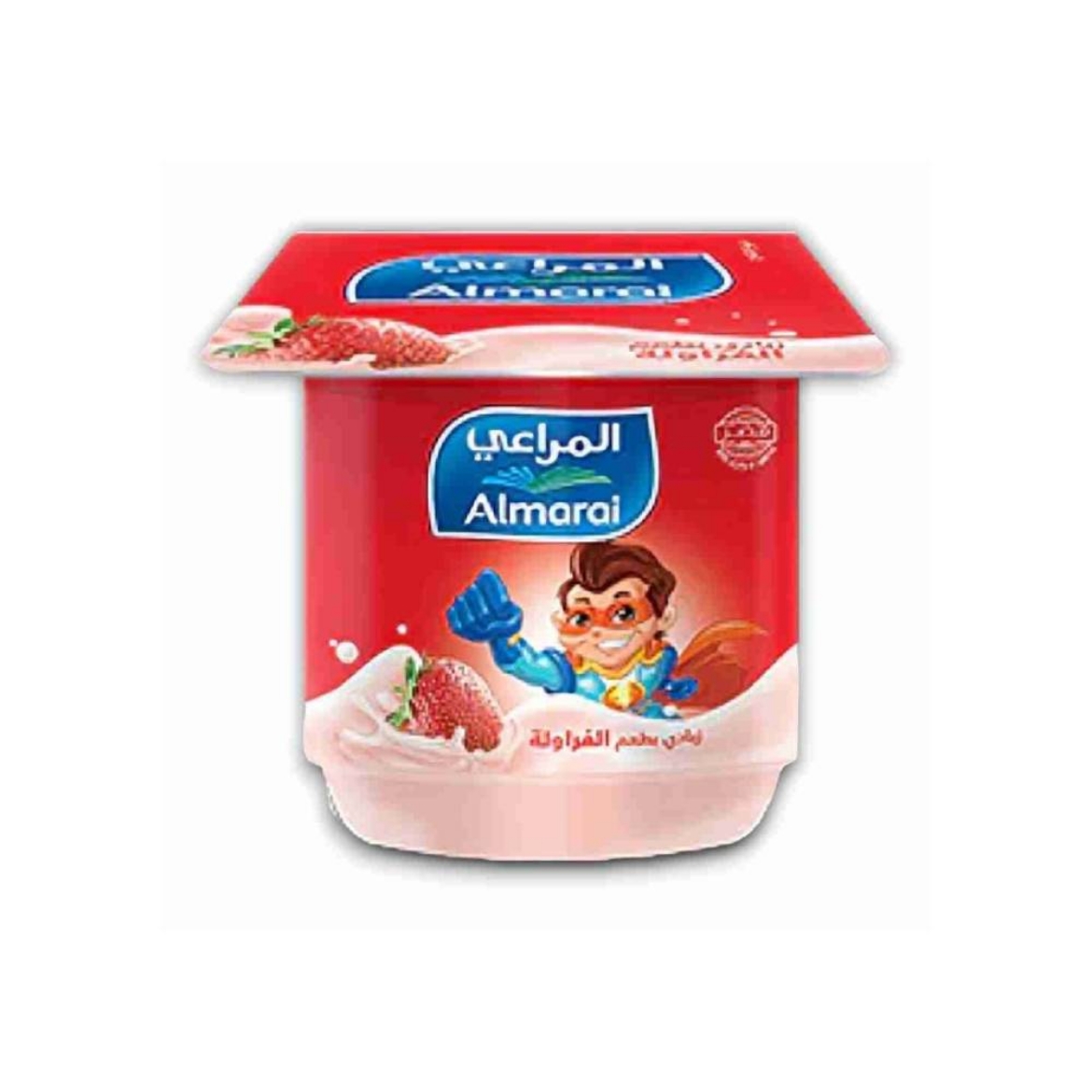 صورة المراعي زبادي طبيعي بطعم الفراولة 75 جم