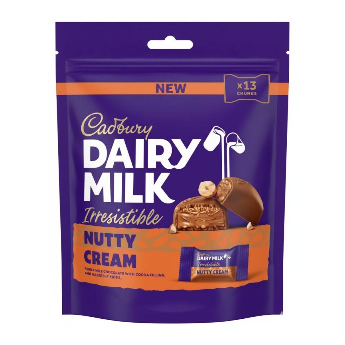 صورة كادبورى شيكولاته ديرى ميلك مينى بالبندق 136.5جم