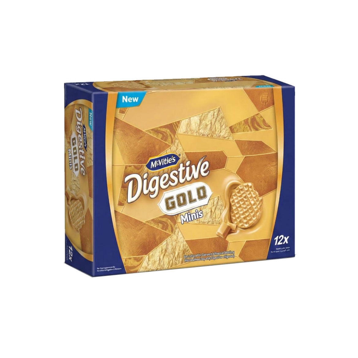 صورة مكفتيز دايجستف بسكويت جولد بالكراميل 38 جم ( ع12x)