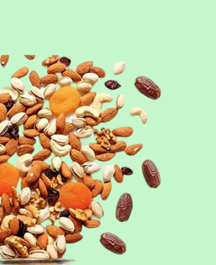 صورة لقسم مكسرات وياميش