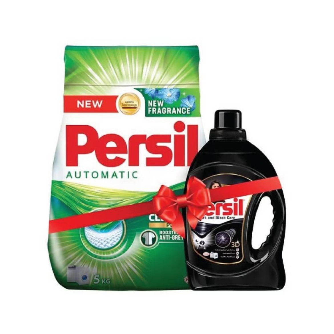 صورة برسيل مسحوق اوتوماتيك ابيض 2.5 كجم + ( جل بلاك 900 جم)