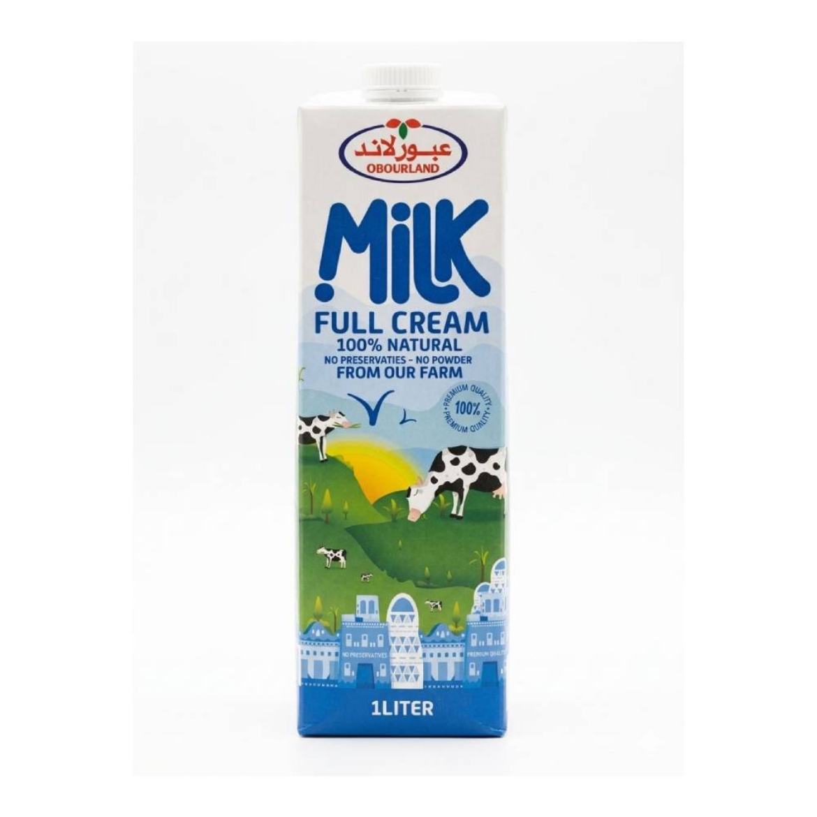 صورة عبور لاند حليب كامل الدسم 1لتر