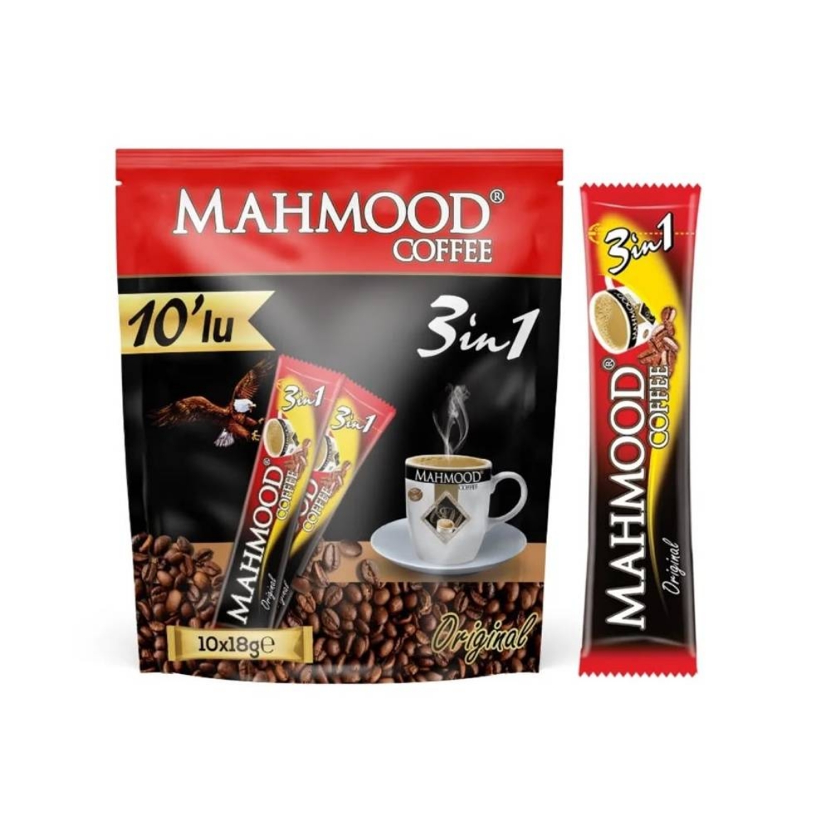 صورة محمود نسكافية اورجينال كيس 10 ظرف 3*1