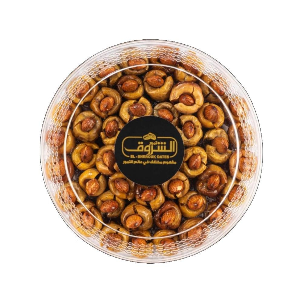 صورة الشروق تمور بحشوة  اللوز نصف جاف 400 جم