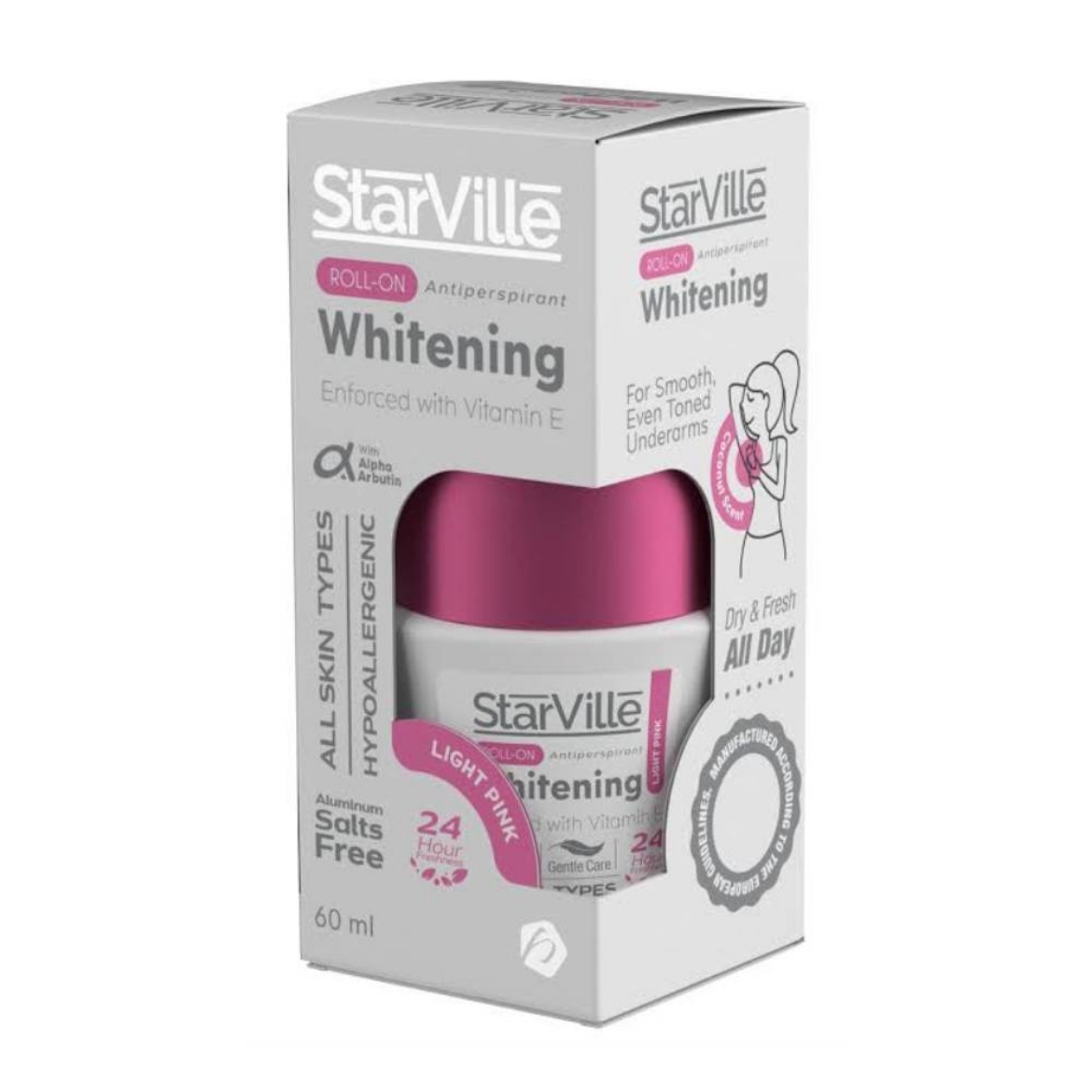 صورة ستارفيل - starville مزيل عرق لايت بينك رول اون 60 مل