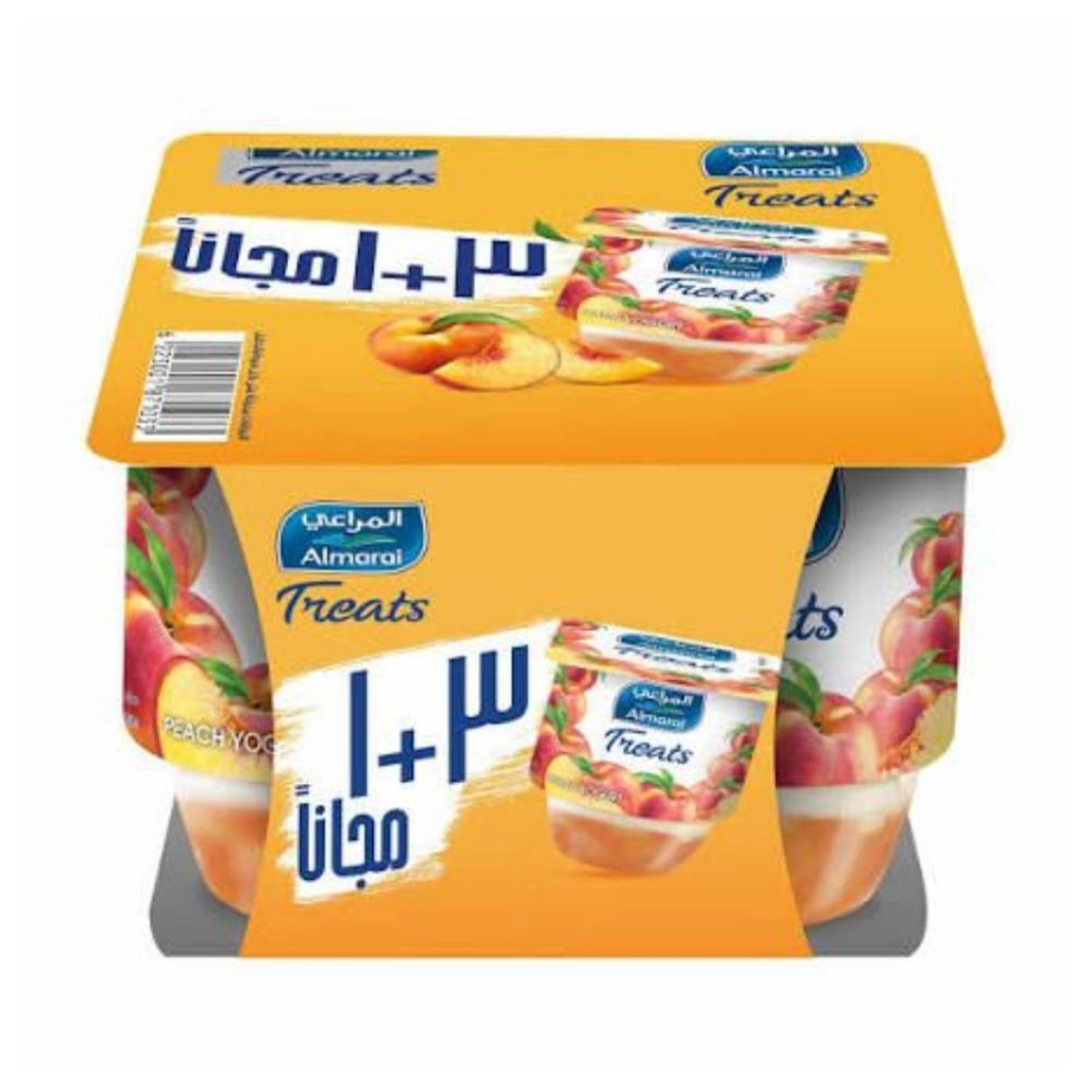 صورة المراعى زبادى تريتس خوخ 105جم 3+1مجانا
