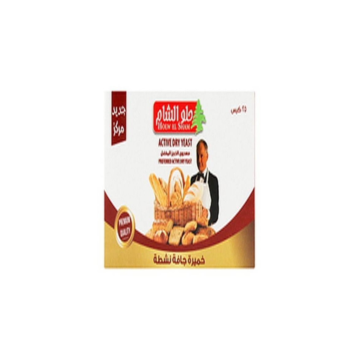 صورة حلو الشام خميرة جافة 10جم علبة*24ظرف